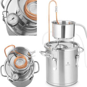 Destylator Destylarka Nierdzewna Spirala 12l