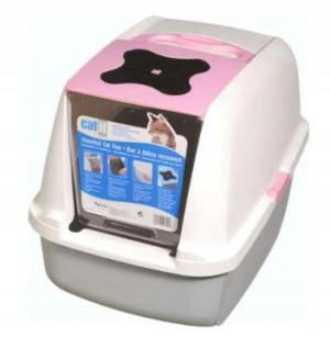 Kuweta Zamknięta Catit Jumbo Pink Dla Kota 42x56cm