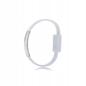 Akyga adapter z kablem opaska microUSB; USB-A 23cm