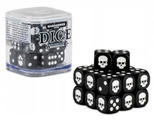 Warhammer 40K Age of Sigmar Dice Black