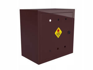 Szafka Gazowa Skrzynka 40x40x25 Gaz Brąz