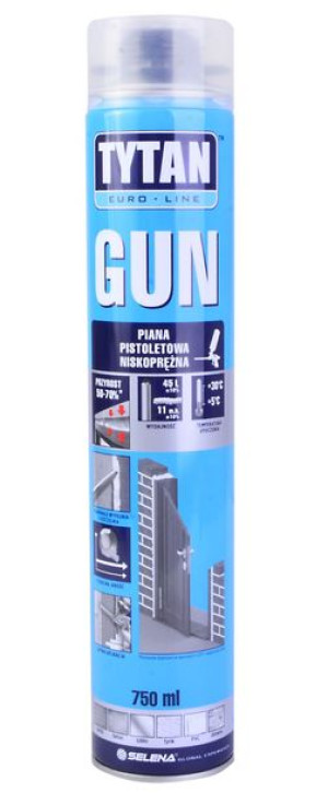 Pianka Montażowa Pistoletowa Tytan Euro-line 750ml