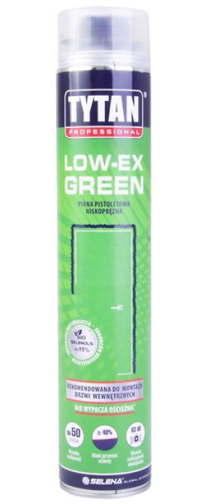 Szybka Pianka Montażowa Tytan Low-ex Niskoprężna 750ml
