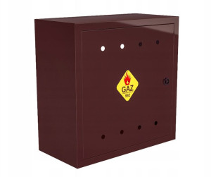 Szafka Gazowa Skrzynka 50x50x25 Gaz Brąz