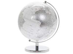 Globus Duży - Silver & White