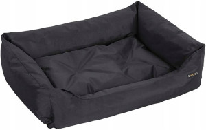 Legowisko Dla Psa Czarny 100 Cm X 70 Cm Feandrea