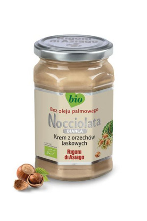 Nocciolata 'BIANCA' - krem z orzechów laskowych bez dodatku kakao - 250g