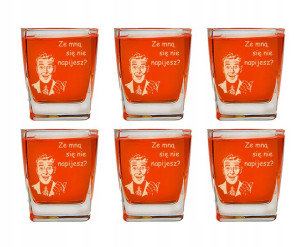 6 Szklanek Do Whisky Z Grawerem Prezent Urodziny