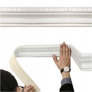 Listwa Dekoracyjna Samoprzylepna Ścienna Diy 235cm