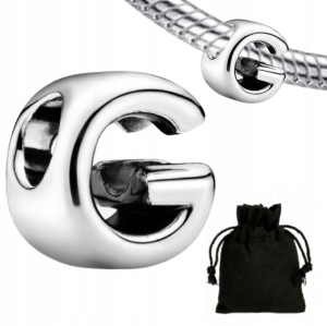 Charms Zawieszka Litera G Literka + Woreczek