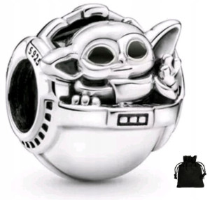 Charms Zawieszka Baby Yoda Star Wars + Woreczek