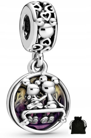 Charms Zawieszka Miłość Myszek Miki I Minnie