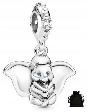 Charms Zawieszka Słoń Dumbo Słonik Disney Koralik