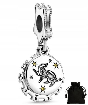Charms Zawieszka Harry Potter Hufflepuff Herb