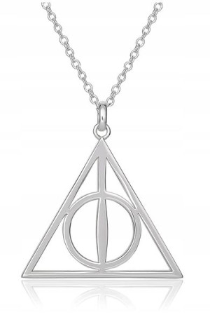 Naszyjnik Harry Potter Insygnia Śmierci Obrotowy