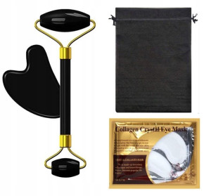 Masażer Do Twarzy Roller Kamień Gua Sha Jadeitowy