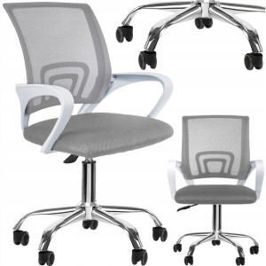 Fotel BIUROWY Obrotowy Ergonomiczny MIKROSIATKA