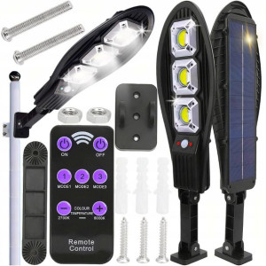 Lampa Solarna Led Czujnik Ruchu Zmierzchu + Pilot