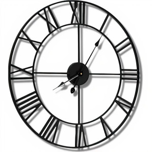 Zegar Ścienny Rzymski Retro Vintage Loft 3d 60cm