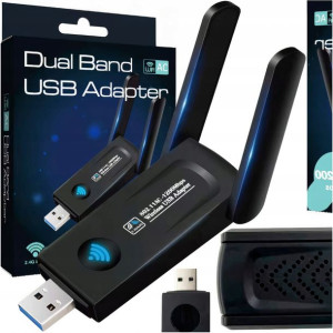 Karta Sieciowa Wi-fi Adapter Usb 3.0 1200mbps Dual