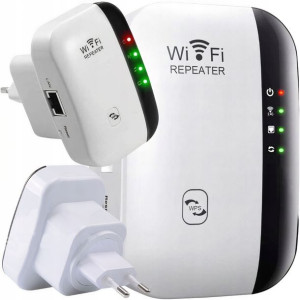 Wzmacniacz Sygnału Wi-fi Mocny Repeater 300mb/s