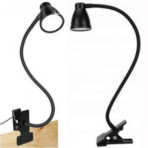 Lampka Biurkowa Szkolna na Klips Biurko 24 LED USB