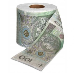 Papier Toaletowy Xl 100 Zł Stówka Stówa Banknot
