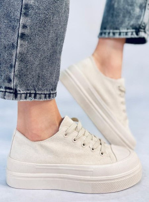 Trampki na platformie CURTIS BEIGE 39