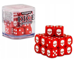 Warhammer 40K Age of Sigmar Dice Red