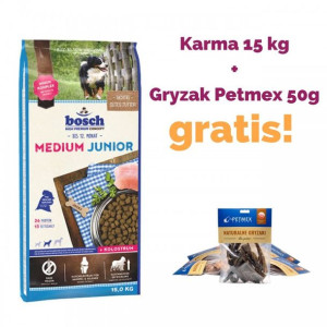 BOSCH Karma dla psa Junior medium 15kg