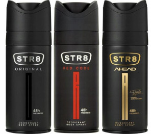 STR8 Dezodorant w sprayu MIX Ahead Red Original