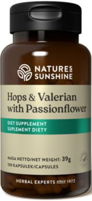 NSP Nature’s Sunshine Hops and Valerian with Passionflower (100 kaps)