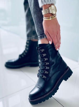 Botki glany damskie SANDY BLACK 37
