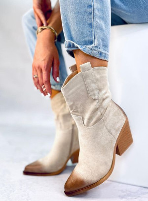Botki kowbojki WYATT BEIGE 39