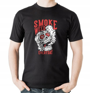 Koszulka T-shirt Męska Smoke Weed Everyday
