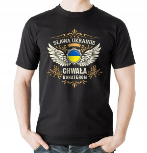 Koszulka T-shirt Ukraina Chwała Bohaterom Sława