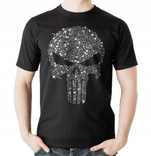 T-shirt Koszulka The Punisher Kości Hit L