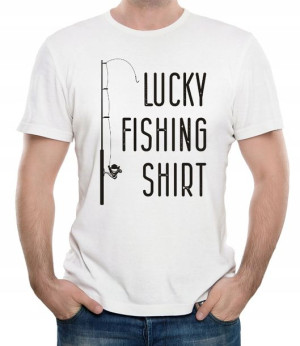T-shirt Koszulka Wędkarska Lucky Fishing Shirt S