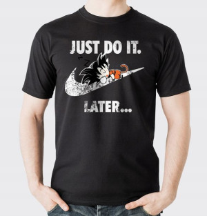 Koszulka Koszulki Dragon Ball Just Do It Later M