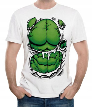 Śmieszne Koszulki Z Nadrukiem Hulk Batman M