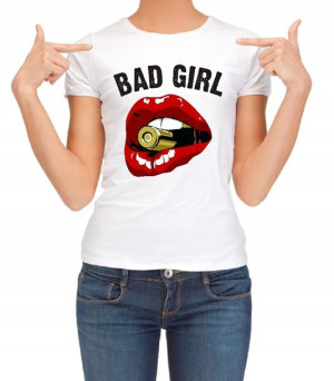 Koszulka Tshirt Bad Girl Wieczór Panieński M