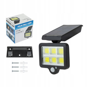 Lampa solarna uliczna z czujnikiem ruchu 6COB