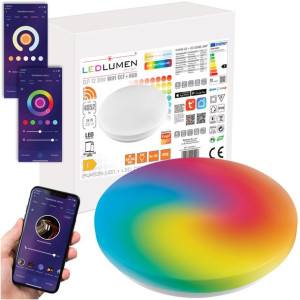 Plafon LED Lampa Sufitowa 36W 4052lm RGB+CCT WIFI TUYA SMART LIFE LEDLUMEN
