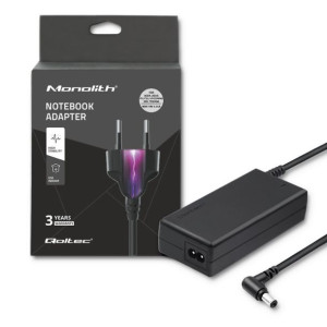 Qoltec Zasilacz 90W | 19V | 4.74A | 5.5*2.5 | +Kabel Zasilający