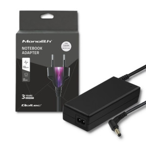 Qoltec Zasilacz Do Toshiba 65W | 19V | 3.42A | 5.5*2.5 | +Kabel Zasilający