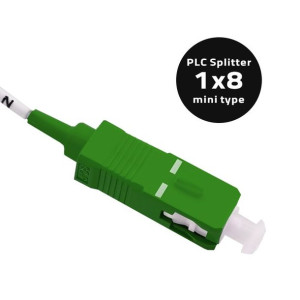 Qoltec Splitter 1X8 | Sc/Apc - Sc/Apc | G.657A | Singlemode | 0.9 Mm