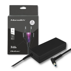 Qoltec Zasilacz Do Hp 40W | 19V | 2.1A | 4.5*3.0+Pin | +Kabel Zasilający