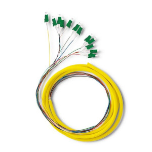 Qoltec 12 X Pigtail Światłowodowy Lc/Apc | Singlemode | G657A2 | 2M