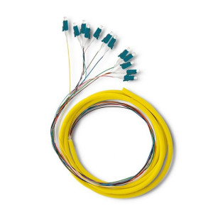 Qoltec 12 X Pigtail Światłowodowy Lc/Upc | Singlemode | G657A2 | 2M