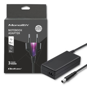 Qoltec Zasilacz Do Hp Compaq 90W 19V 4.74A 7.4*5.0+Pin +Kabel Zasilający